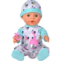 New Born Baby steklenička dojenček v oblačilih z motivom slončka – Simba Toys slika 2