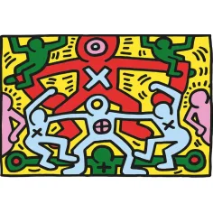 Novo Art: Keith Haring - Slika brez naslova 1000 kosov puzzle - Clementoni slika 2