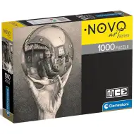 Novo Art: M. C. Escher - Roka z odsevajočo kroglo 1000 kosov puzzle - Clementoni