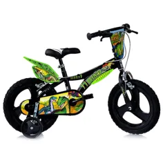Otroško kolo z motivom dinozavra T‑Rex, velikost 16 – Dino Bikes