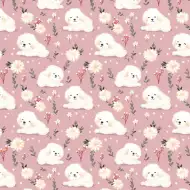 Ovijalni papir z belimi kužki, 100x70 cm