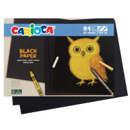 Pakiranje 20 kosov A4 črnih listov papirja - Carioca