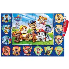 Paw Patrol interaktivni 24-delni talni puzzle - Clementoni slika 3
