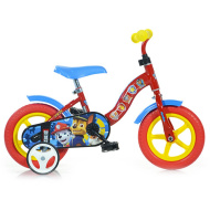 Paw Patrol rdeče-modro otroško kolo velikosti 10 - kolo Dino Bikes