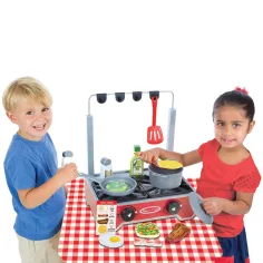 Peka in kuhanje: Delux leseni komplet za peko - Melissa & Doug slika 3