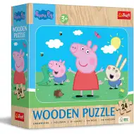 Peppa Pujsa 24-delni leseni puzzle - Trefl