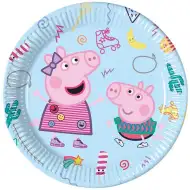 Peppa pujsa papirnati krožniki, komplet 8 kosov, 23 cm