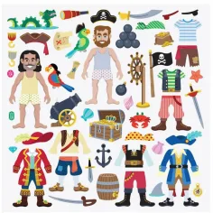 Piratski napihnjeni nalepke set - Melissa & Doug slika 2