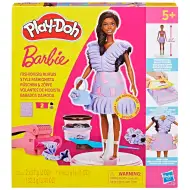 Play-Doh: Barbie Fashionista komplet plastičnega modeliranja z valovito obleko in punčko - Hasbro