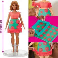 Play-Doh: Barbie cvetlični vzorci in resice set plastelina - Hasbro slika 2