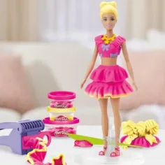 Play-Doh: Barbie naborki in pentlje komplet z maso za modeliranje - Hasbro slika 3