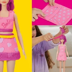 Play-Doh: Barbie srca in krona za lase komplet z lutko - Hasbro slika 2