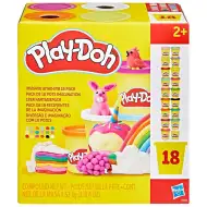 Play-Doh: Komplet plastelina s 18 lončki, 1530 g – Hasbro