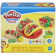 Play-Doh: Kuhinjske kreacije Taco čas igralni komplet s 4 plastelini - Hasbro