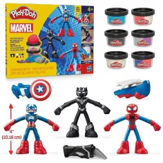 Play-Doh: Marvel Herojske pustolovščine komplet modelirne mase z 3 figuricami - Hasbro slika 2