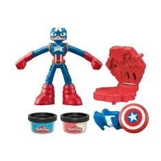 Play-Doh: Marvel Kapitan Amerika igralni set - Hasbro slika 2