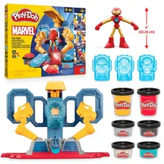 Play-Doh Marvel: Maščevalci Iron Man laboratorij za izdelavo oklepa s svetlobo in zvokom - Hasbro slika 2