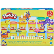 Play-Doh: komplet plastelina s 15 klasičnimi barvami - Hasbro