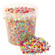 PlayBox: 5 mm MIDI kreativne barvne likalne perle v vedru, komplet 5000 kosov