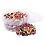 PlayBox: 5 mm MIDI likalne perle - 10 živahnih barvnih mešanic, 1000 kosov