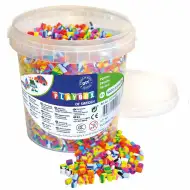 PlayBox: 5 mm MIDI likalne perle - črtaste kose 5000 kosov