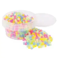 PlayBox: 5 mm MIDI likalne perle, 1000 kosov v svetlih prozornih barvah