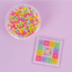 PlayBox: 5 mm MIDI likalne perle, 1000 kosov v svetlih prozornih barvah slika 2