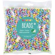 PlayBox: 5 mm MIDI likalne perle v pastelnih barvah, paket s 6000 kosov