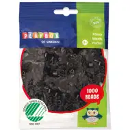 PlayBox: 5mm MIDI likalne perle, 1000 kosov, črne barve.