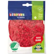 PlayBox: 5mm MIDI likalne perle, 1000 kosov, rdeče barve