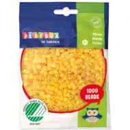 PlayBox: 5mm MIDI likalne perle, 1000 kosov, rumene barve.