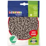 PlayBox: 5mm MIDI likalne perle, 1000 kosov, sive barve.