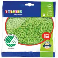 PlayBox: 5mm MIDI likalne perle v svetlo zeleni barvi, pakiranje 6000 kosov.