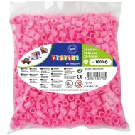 PlayBox: 9 mm XL MAXI likalni perlice, 1000 kosov, roza barva