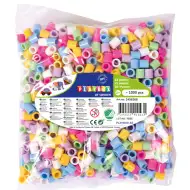 PlayBox: 9 mm XL MAXI pastelne barvne likalne perle 1000 kosov paket