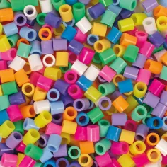 PlayBox: 9 mm XL MAXI pastelne in neonske barvne likalne perle v vedru, paket s 1400 kosi slika 2