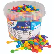 PlayBox: Barviti majhni mozaiki, 125 kosov v vrečki, 1 cm