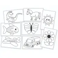 PlayBox: Barvne šivalne kartice, komplet 48 kosov