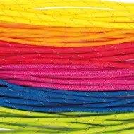 PlayBox: Barvni odsevni vrvici, komplet 6 kosov, 4 mm x 2,6 m