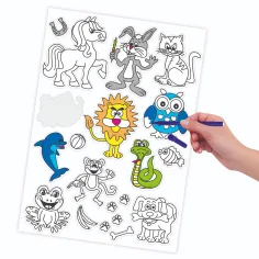 PlayBox: Barvni set nalepk 160 kosov slika 3