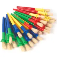 PlayBox: Čopič iz divjega prašiča za otroke z zaščito proti škropljenju, 1 kos