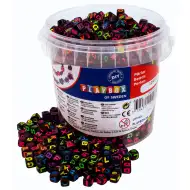 PlayBox: Črni neonski biseri za izdelavo napisov, set 1250 kosov