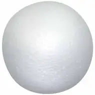 PlayBox: Dekorativna stiroporna krogla premera 8 cm, 1 kos.