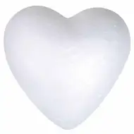 PlayBox: Dekorativni stiropor srce 10cm 1kos