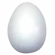 PlayBox: Dekorativni stiroporni jajca 60x40mm 25 kosov