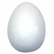 PlayBox: Dekorativni stiroporni jajce 80x60mm 1 kos