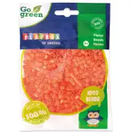 PlayBox: Go Green 5mm MIDI likalne perle v oranžni barvi, 1000 kosov