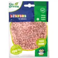 PlayBox: Go Green 5mm MIDI likalne perle v svetlo bež barvi, 1000 kosov