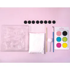 PlayBox: Komplet za izdelavo hladilniškega magneta z mavčnim ulitkom – samorog slika 2