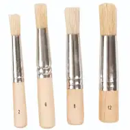 PlayBox: Kratka ščetina divjega prašiča ščetka set 4 kosov